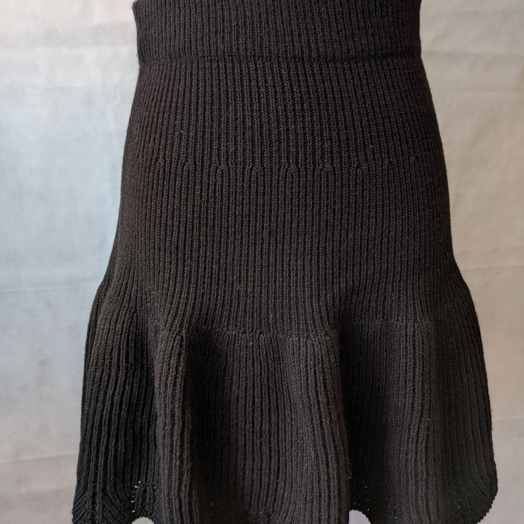 Anthropologie Nwt Knit Skirt With Border Detail